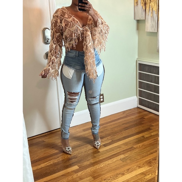 So Fancy Boutique Denim - 🌹NEW - KOMALI Jeans in Light Blue